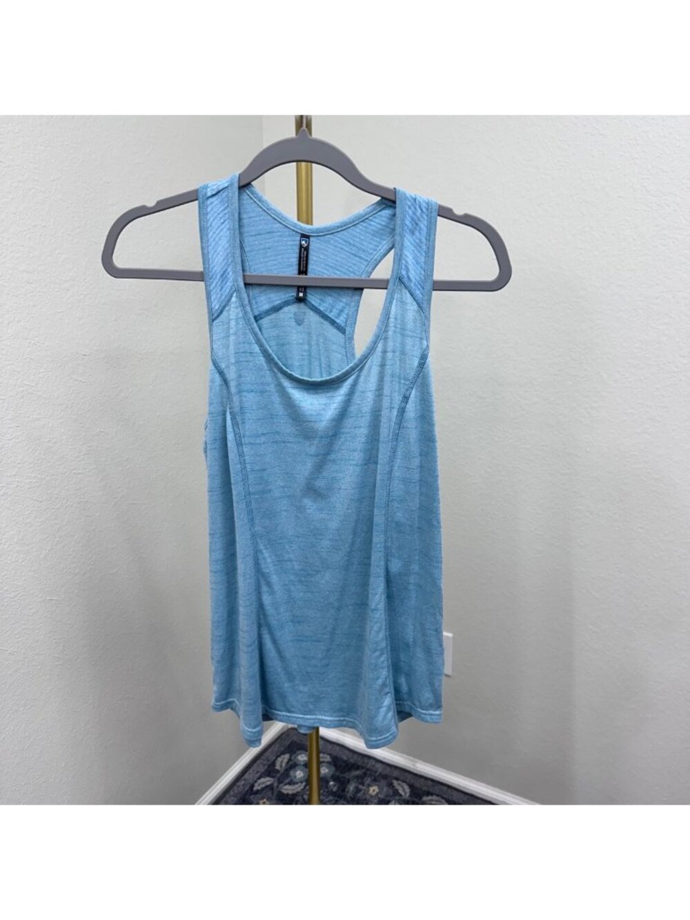 Kuhl Blue Racerback Athletic Active Sleeveless Tank Top Shirt Womens size Medium